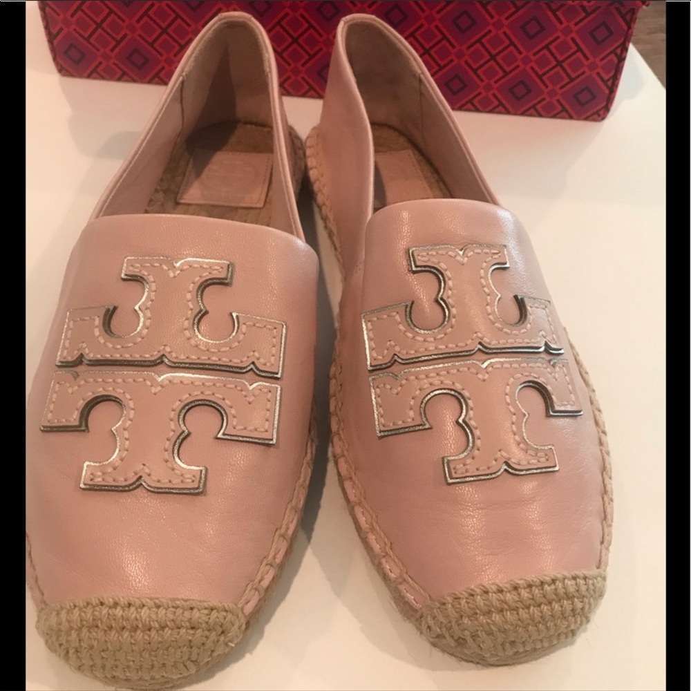NIB Pink Tory Burch Espadrille Size 7.5